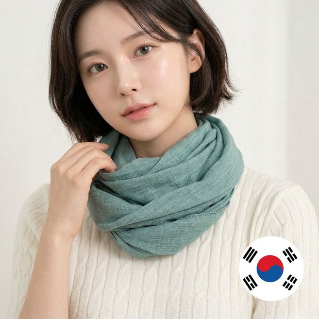 국내산 부드러운 롱 스카프 아사 면할인