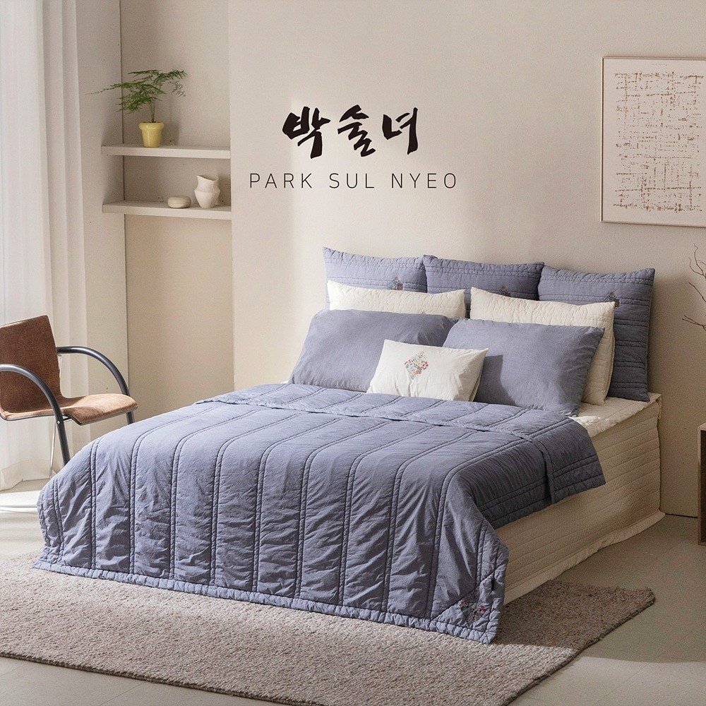 [공식판매처] 박술녀 한울 도톰양모 순면 이불+베개커버 / 슈퍼싱글 퀸 킹 슈퍼킹 / 국내생산 / 빠른배송 / 선물추천 / 선착순특가할인 상세 이미지 1