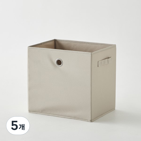 한샘 샘 폴리 수납 바스켓, 웜그레이, 5개 상세 이미지 1