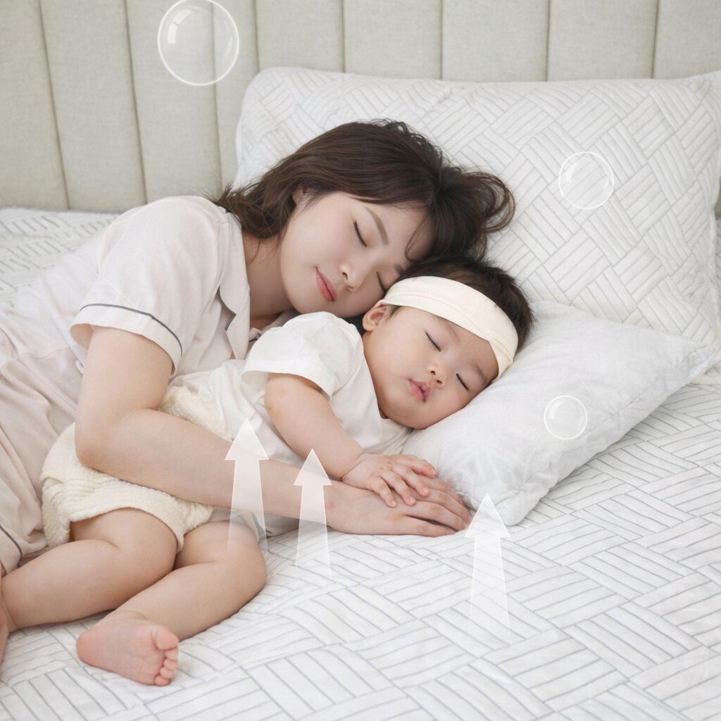 여름 냉감패드 아기 유아 성인 공용 침대패드 쿨매트 상세 이미지 1