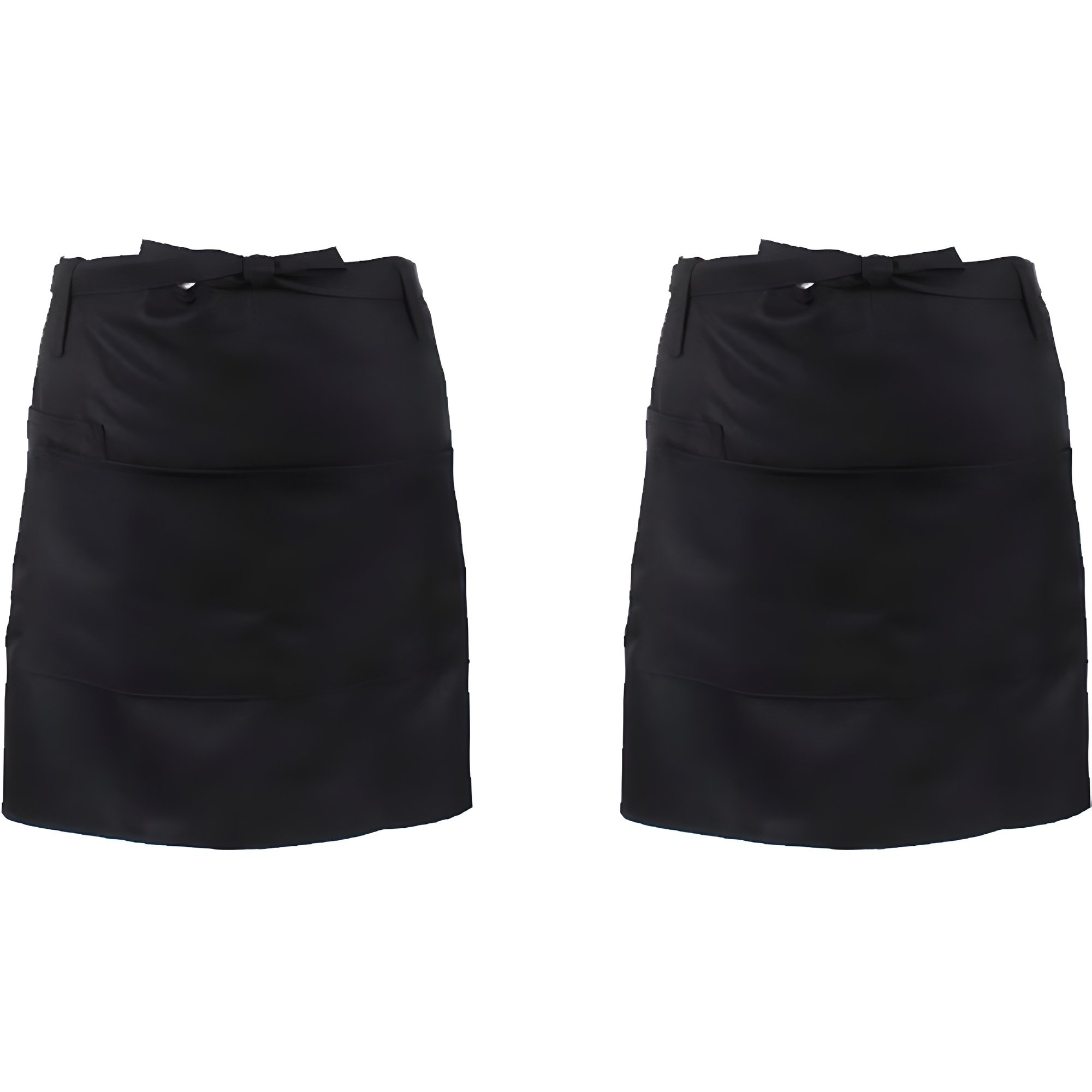 새김어페럴 카페 미니 허리앞치마, 블랙, 2개 상세 이미지 1