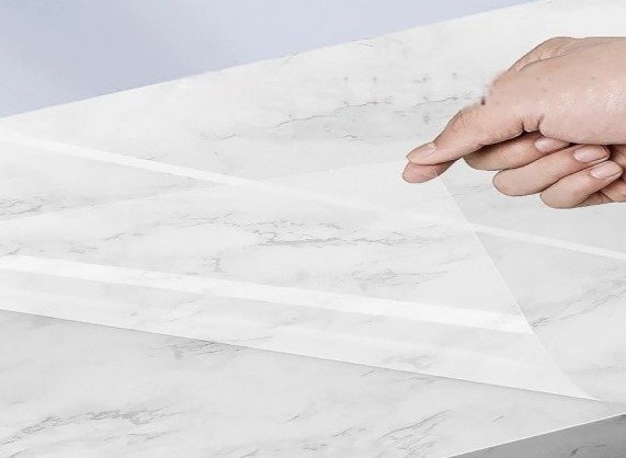더뉴커머스 유리대용 PVC 라운드 모서리 테이블 매트, 투명, 60 x 120 cm x 1.0 mm, 1개 상세 이미지 1