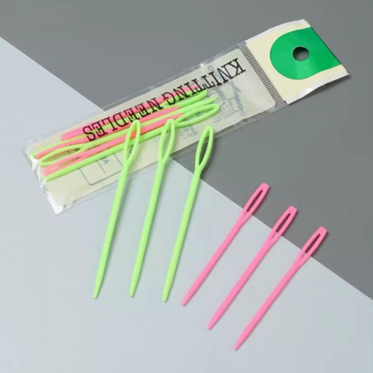 뜨개질 돗바늘 마무리 작업 공예 바늘 세트, 돗바늘 6개세트, 1개 상세 이미지 1