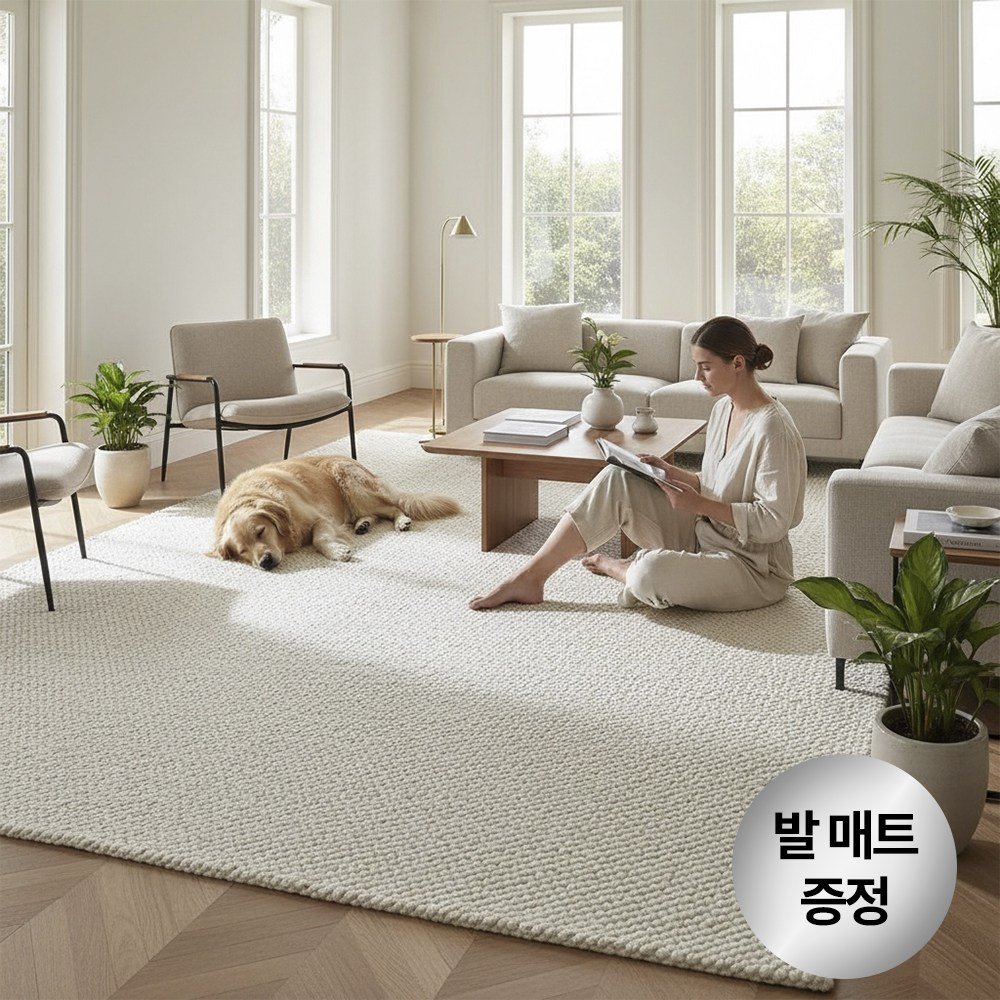 이니띠움 파스텔 사계절 단모 워셔블 러그 카페트 상세 이미지 2