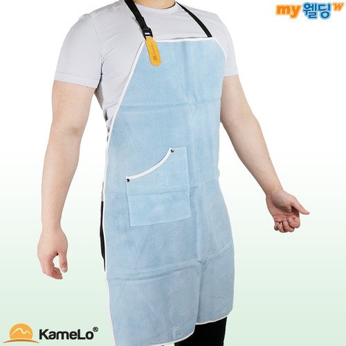 카멜로 용접 목공 작업 가죽앞치마 끈조임형, AP-2B, 1개 상세 이미지 1