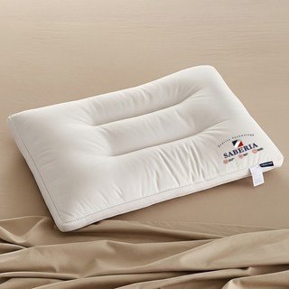 사베리아 5성급 호텔용 60수 순면 낮은베개 높이 6cm 충전재 마이크로화이버 솜, 화이트, 1개할인