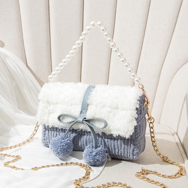 [영상제공] 샤샤벨 네트 공예 폼폼 가방 만들기 diy 재료 세트, 블랙, 1개쿠폰할인 상세 이미지 2