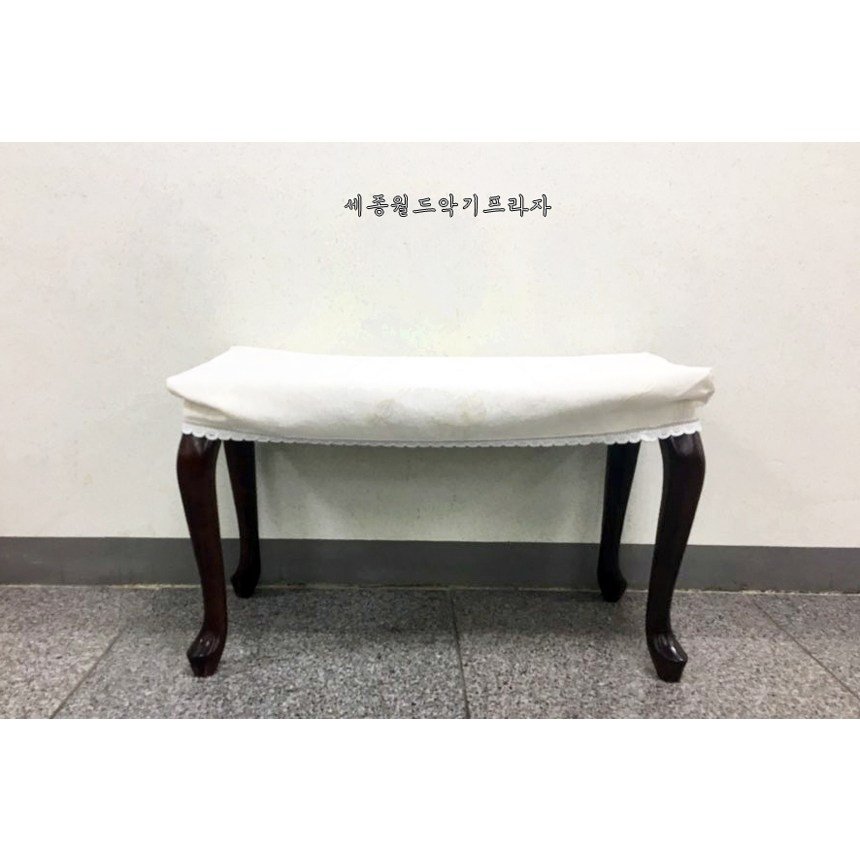 디지털 피아노 전자 키보드 커버 세트 덮개 의자 국산, 윗_A, 화이트, 1개 상세 이미지 2