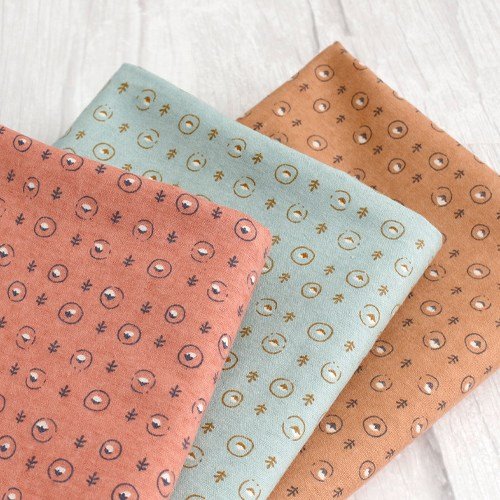 미래천 대폭 순면 기모 융 원단 목화꽃 3color, 브라운, 1개 상세 이미지 1